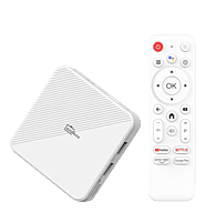 H313 Voice-Enabled Android TV Box | 4K Smart Streaming Media Player